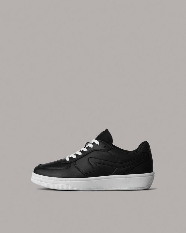 Black Retro Court Sneaker: Leather Sneaker | Rag & Bone WFF22FF011QQ11_001