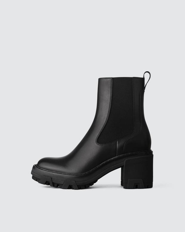 Shiloh Mid Boot - Leather - Black | Rag & Bone WFF22FF015PM15_001