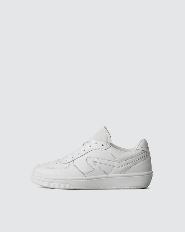 White Retro Court Sneaker: Leather Sneaker | Rag & Bone WFF23SF027QQ27
