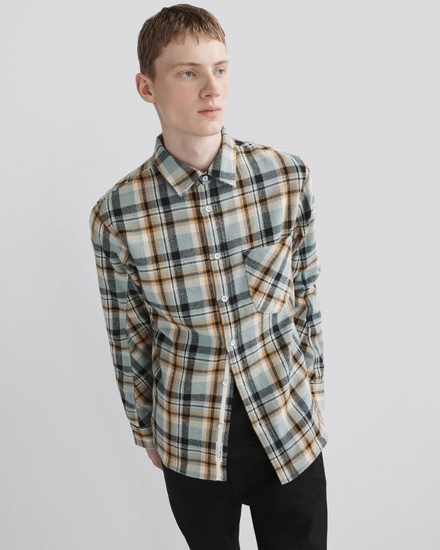 Engineered Flannel Shirt | Rag & Bone MBW23FA268NNML