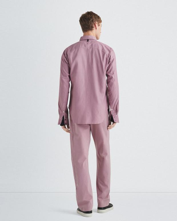 Fit 2 Engineered Cotton Oxford Shirt - Berry Pink | Rag & Bone MBW23HA455XXML_651