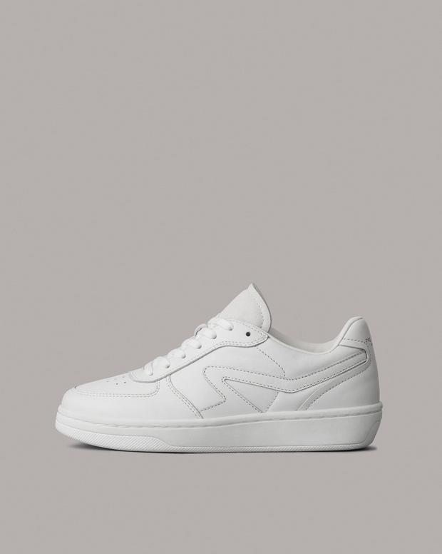 Retro Court Sneaker - Leather - White | Rag & Bone MGF23SF001QQ1_100