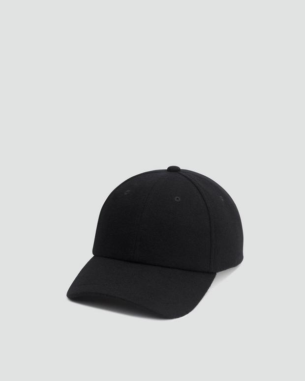Takisada Wool Baseball Cap - Black | Rag & Bone MIA23H1000TO00_001