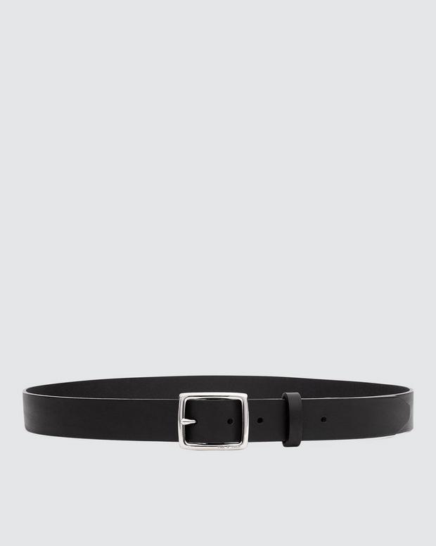 The Boyfriend Belt in Black | Rag & Bone W272162DP