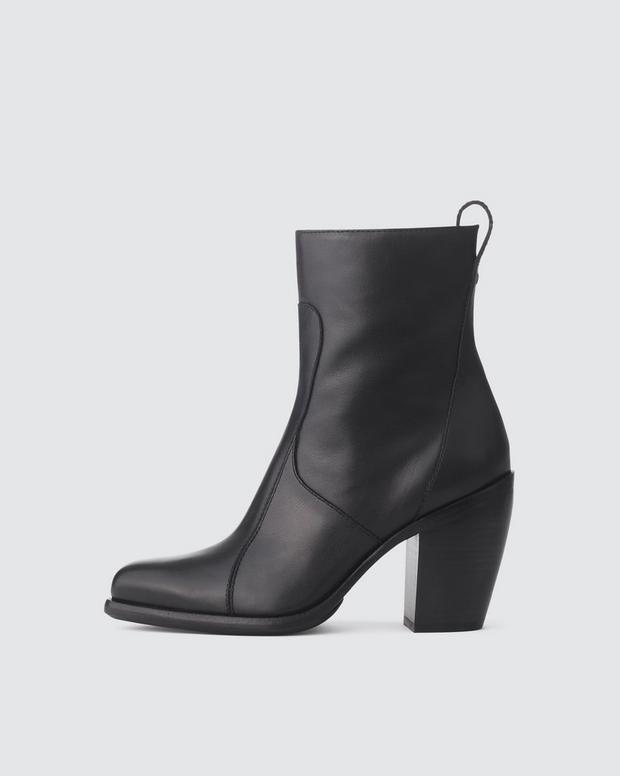Mustang Mid Boot - Leather | Rag & Bone WFF23FF020SX20