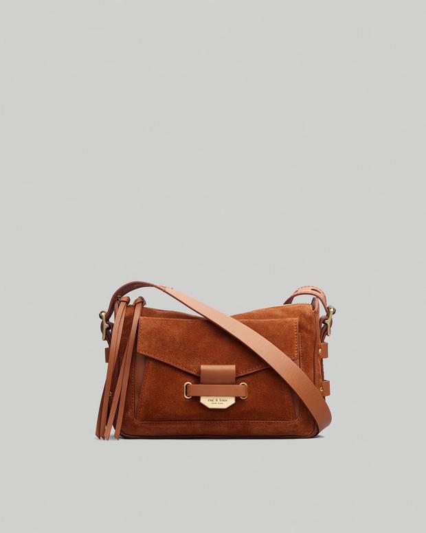 Small Field Messenger 2.0 - Suede - Brown Suede | Rag & Bone WHH23S1005MX05_235